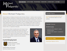 Tablet Screenshot of michaelpodgursky.com
